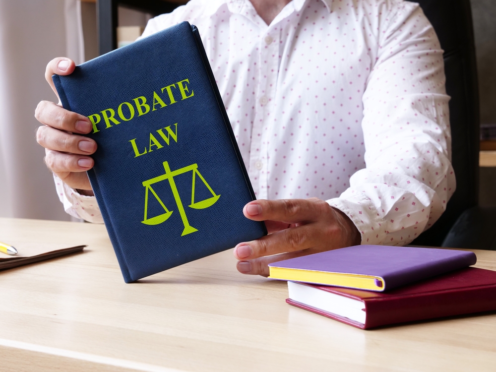 Probate,Law,Is,Shown,On,A,Photo,Using,The,Text