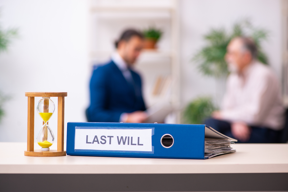 Young,Male,Lawyer,And,Old,Man,In,Testament,And,Time